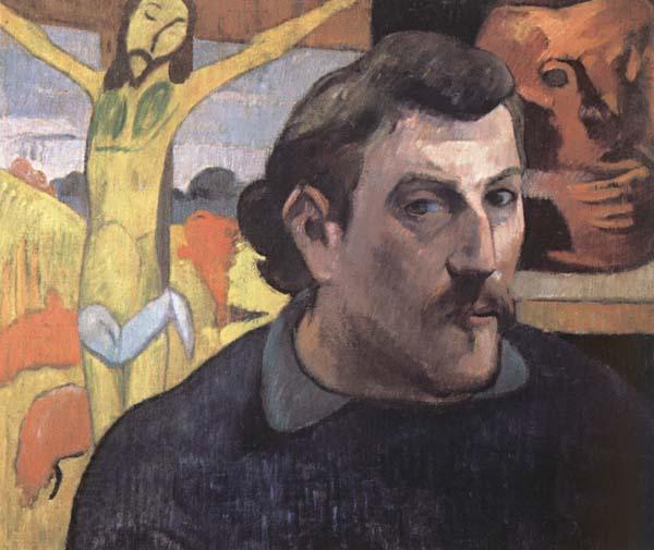 Paul Gauguin Self-Portrait with Yellow Christ oil painting picture